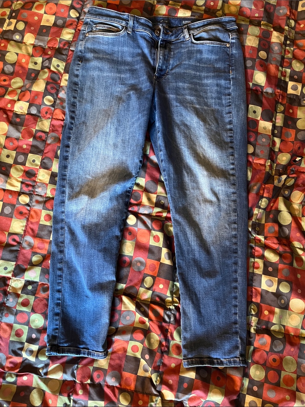 J. Jill Women's Blue Boyfriend Jeans